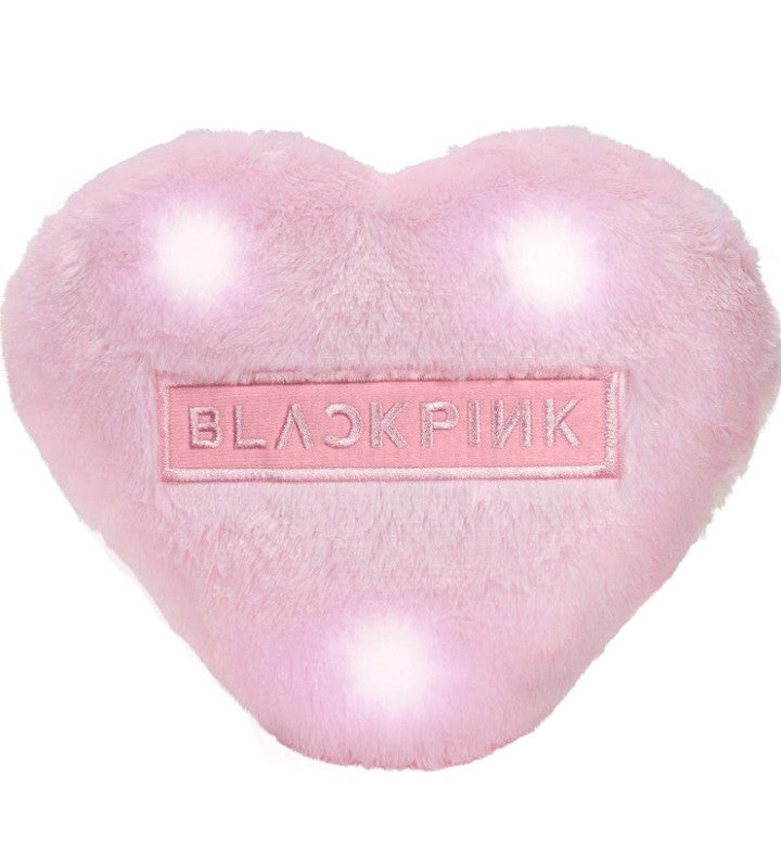 Black Pink Ligh-up Heart Plush